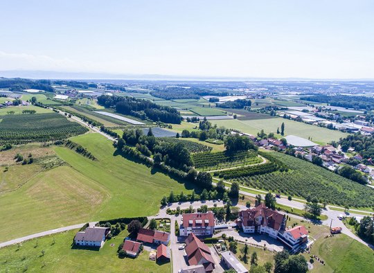 Luftbild Hotel Restaurant Jägerhaus Meckenbeuren